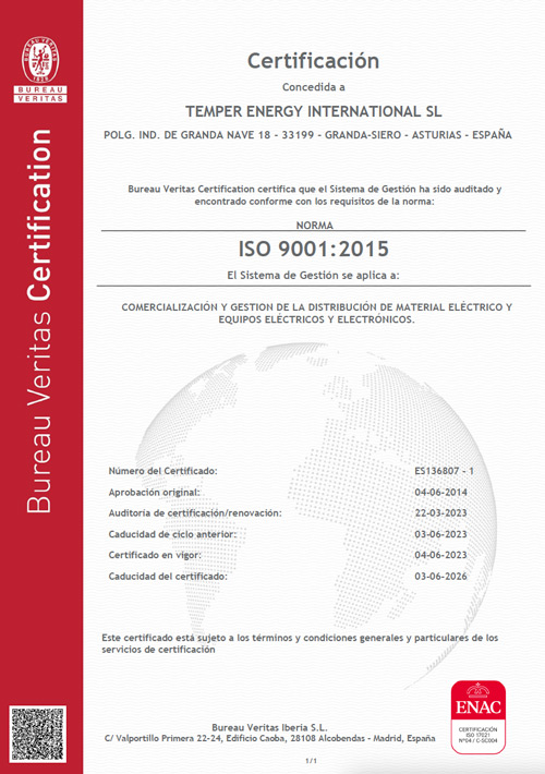 Certificado ISO