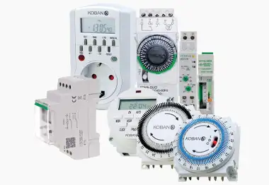Interruptores horarios, minuteros de escalera, programadores enchufables,...